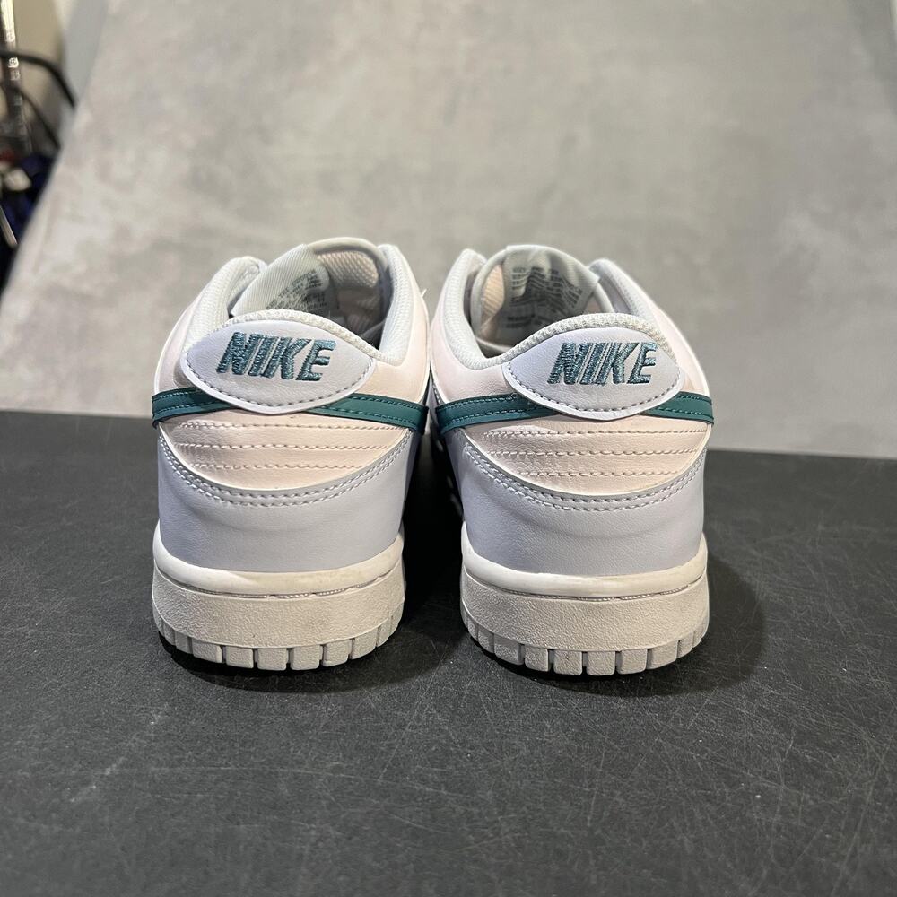 Nike Dunk Low Shoes Youth 7Y Mineral Teal Leather Low Top Sneakers FD1232-002 - Picture 5 of 9